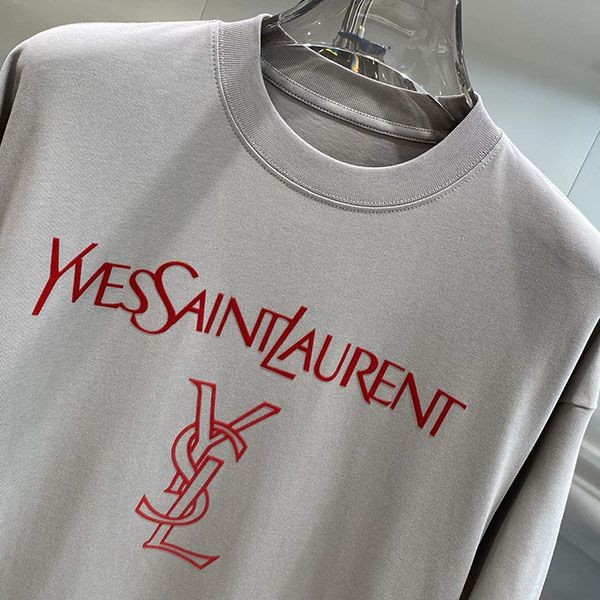 定番サンローラン コピー リバースロゴ 半袖Tシャツ Sac49845